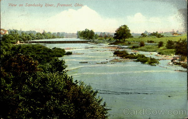 View On Sandusky River Fremont Ohio