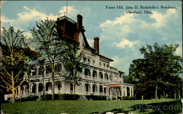 John D. Rockefeller's Residence, Forest Hill Cleveland Ohio