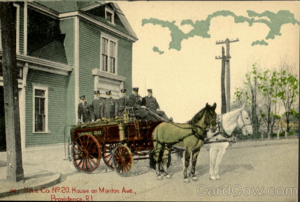 Horse Co.,, No. 20 House on Manton Ave Providence Rhode Island