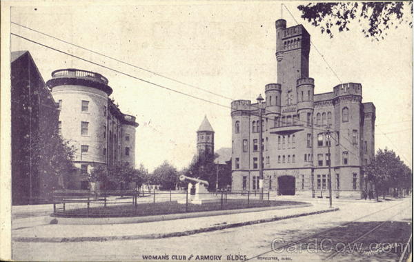 Women's Club And Armory Bldgs Worcester Massachusetts