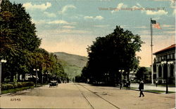 Union Street Olean, NY Postcard Postcard
