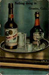 Nothing Doing In Granite Postcard