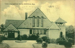 Union Congregational Church Magnolia, MA Postcard Postcard