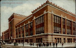 Lane High School Chicago, IL Postcard Postcard