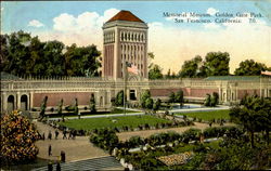 Memorial Museum, Golden Gate Park Postcard