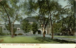 Law School, Harvard College Postcard