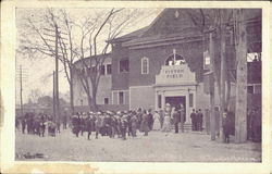 Entrance to Fitton Field Postcard