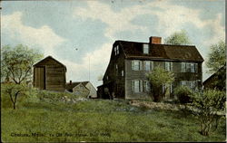 Ye Old Pratt House Chelsea, MA Postcard Postcard