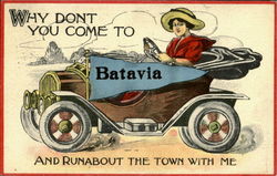 Why Don't You Come To Batavia New York Postcard Postcard