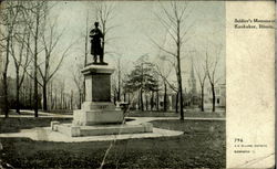 Soldier's Monument Postcard