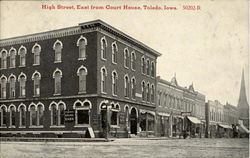 High Street East From Court House Postcard
