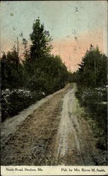 North Road Steuben, ME Postcard Postcard