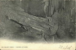 The Fallen Tower, Luray Caverns Postcard