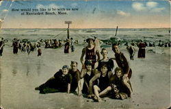 How Would You Like To Be With Us Now At Nantasket Beach Postcard