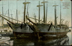Roussean And Desdemona New Bedford, MA Postcard Postcard