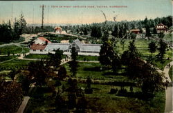 View In Point Defiance Park Postcard