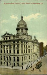 Westmoreland County Court House Greensburg, PA Postcard 