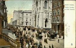 Easter Sunday , Fifth Avenue Postcard