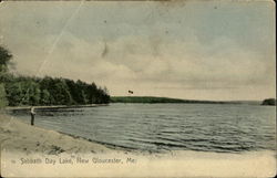 Sabbath Day Lake New Gloucester, ME Postcard Postcard