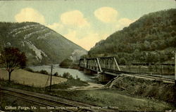 Iron Gate Gorge Clifton Forge, VA Postcard Postcard