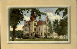 High School Brainerd, MN Postcard Postcard