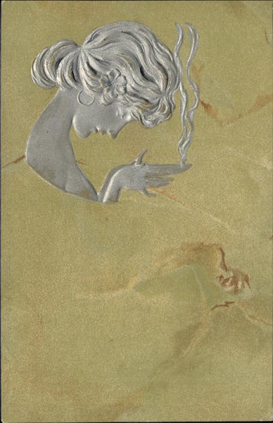 Girl & Herma Silver Raphael Kirchner