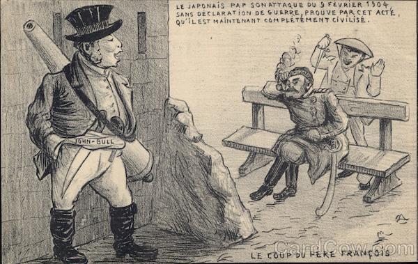Russo-Japanese War Attacked Russian John Bull Military