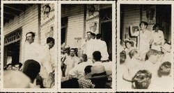 Lot of 3: 1954 Batista Election Rally, Cuban Speaker Postcard