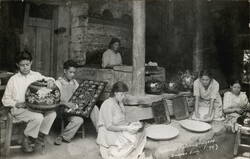 Indians Crafts Postcard