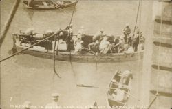 1915 Pumping Air to Divers Submarine Disaster USS F-4 "Skate" Honolulu, HI Postcard Postcard Postcard