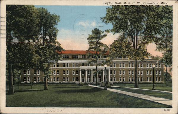 Peyton Hall, M.S.C.W. Columbus Mississippi