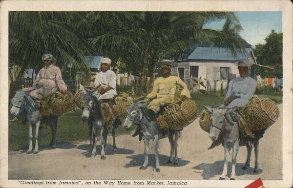 On the Way Home from Market Kingston Jamaica
