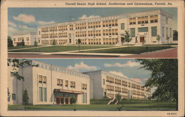 Farrell Senior High School, Auditorium and Gymnasium Pennsylvania