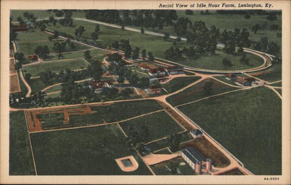 Aerial View of Idle Hour Farm Lexington Kentucky