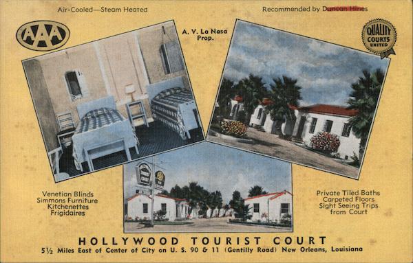 Hollywood Tourist Court New Orleans Louisiana