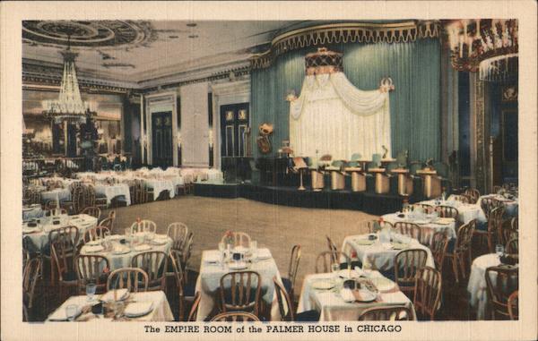 The Empire Room of the Palmer House Chicago Illinois