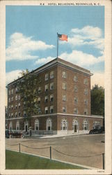 Hotel Belvedere, Main and Gilmer Sts. Postcard