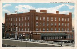 River Inn Fergus Falls, MN Postcard Postcard Postcard