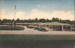 Winter Gardens Motor Hotel Postcard