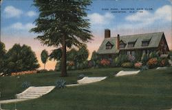 Zinn Park, Showing Axis Club Anniston, AL Postcard Postcard Postcard