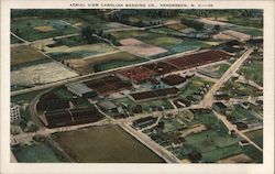 Aerial View Carolina Bagging Co. Postcard