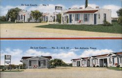 De Lux Courts Postcard