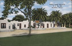 Bide-A-Wee Courts Postcard