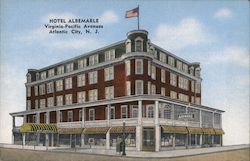 Hotel Albemarle, Virginia-Pacific Avenues Postcard