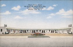 Clay's Motor Court on Route 40, Black Horse Pike, 3 miles from Boardwalk Postcard