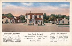 San Jose Court Austin, TX Postcard Postcard Postcard