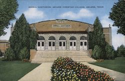 Sewell Auditorium, Abilene Christian College Postcard