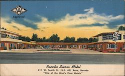 Rancho Sierra Motel Reno, NV Postcard Postcard Postcard