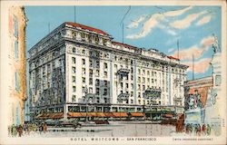 Hotel Whitcomb with Proposed Addition Postcard
