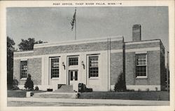 Post Office Thief River Falls, MN Postcard Postcard Postcard